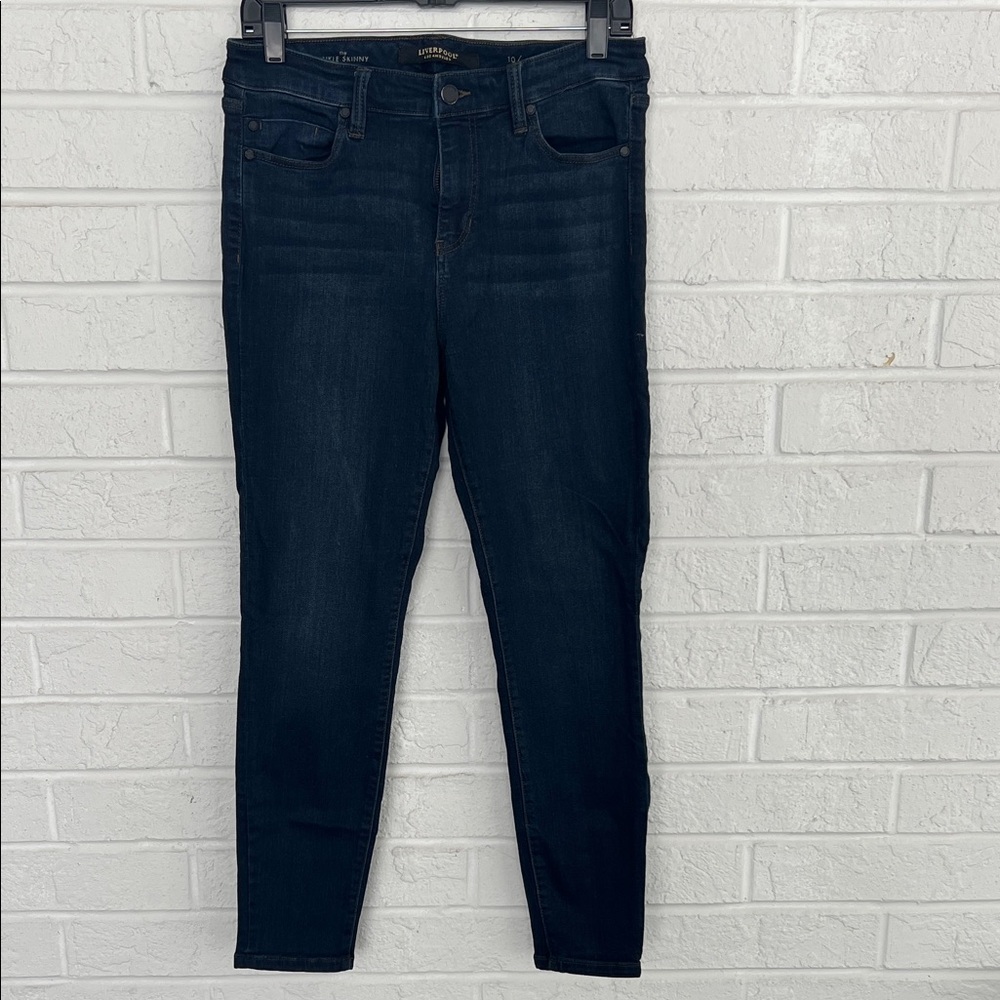 Liverpool Dark Blue Skinny Ankle Skinny Fit Size 10/30